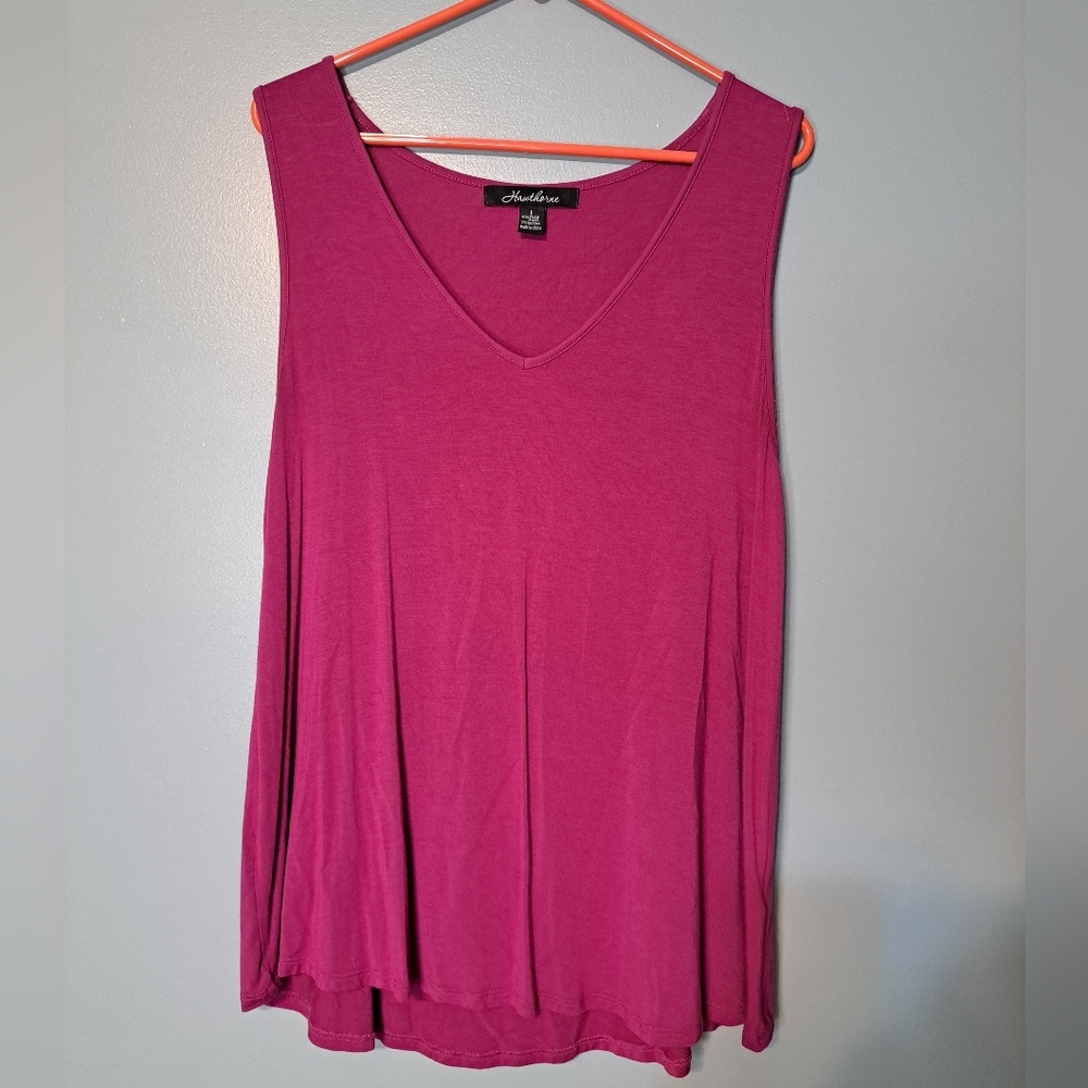 🌈Hawthorne Tanktop Size 1, Dark pink color